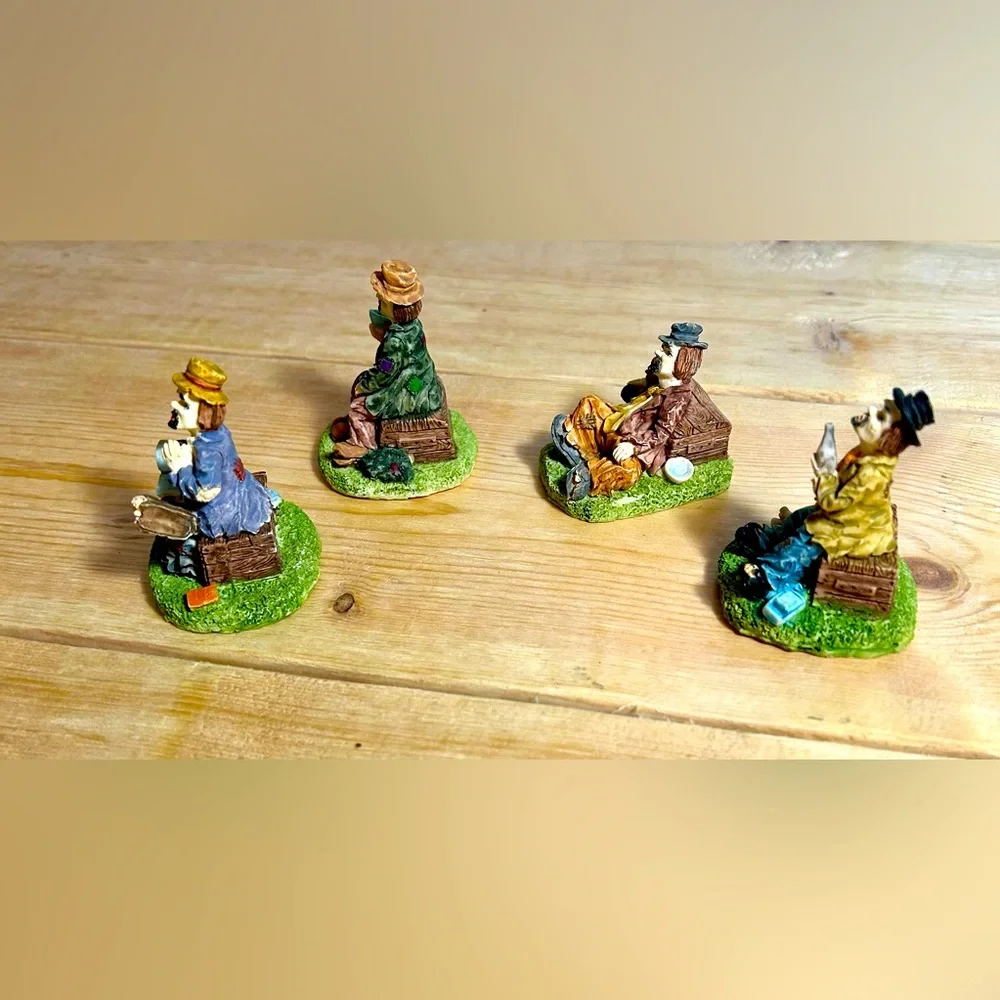 Vintage Hobo Miniature Figurine Set